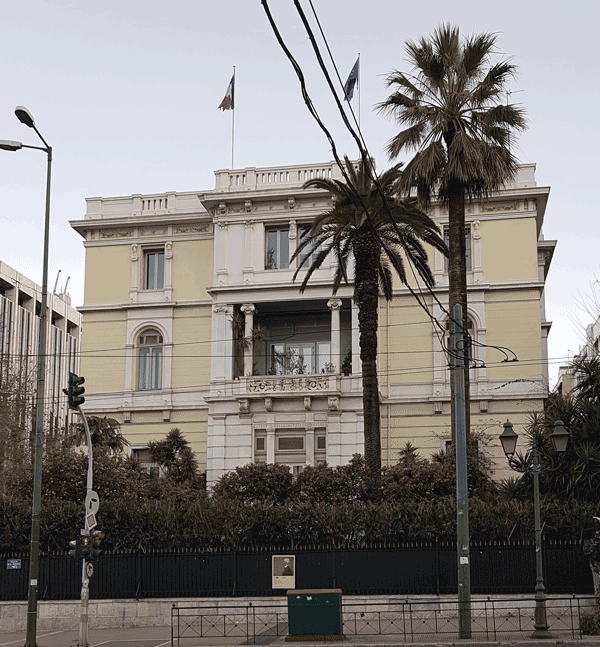 Εικόνα 5: Μέγαρο Μέρλιν-Γαλλική Πρεσβεία (Πηγή: Θ.Ανδριόπουλος)