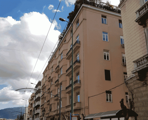 Εικόνα 8: Πολυκατοικία Κουρμπάνη-Ευελπίδη (Πηγή: Θ.Ανδριόπουλος)