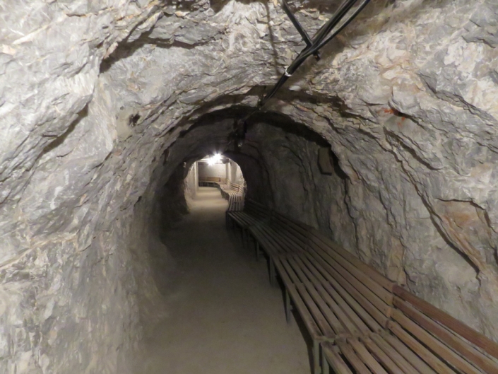 Photo 4: A tunnel carved into a rock-formation, used as a shelter