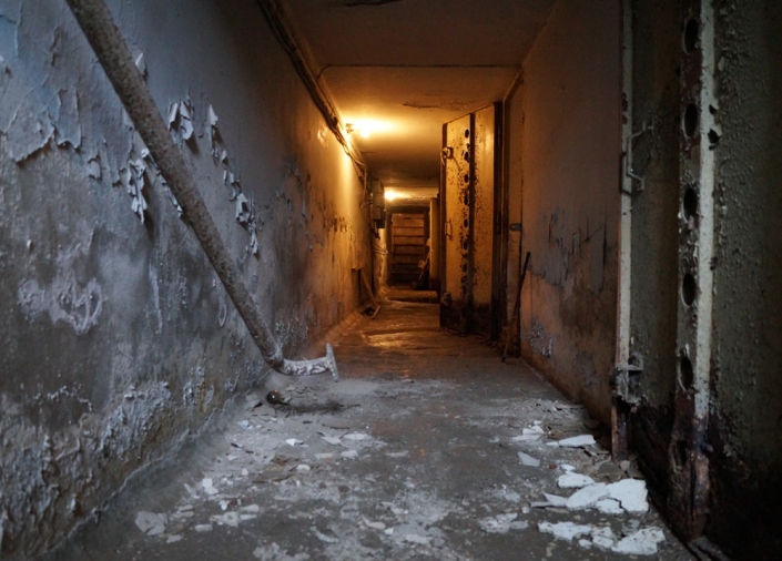 Photo 6: Underground corridor of a shelter