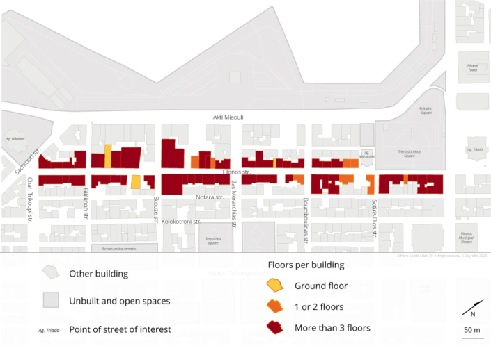Map 10: Vertical distribution of building units by floor count